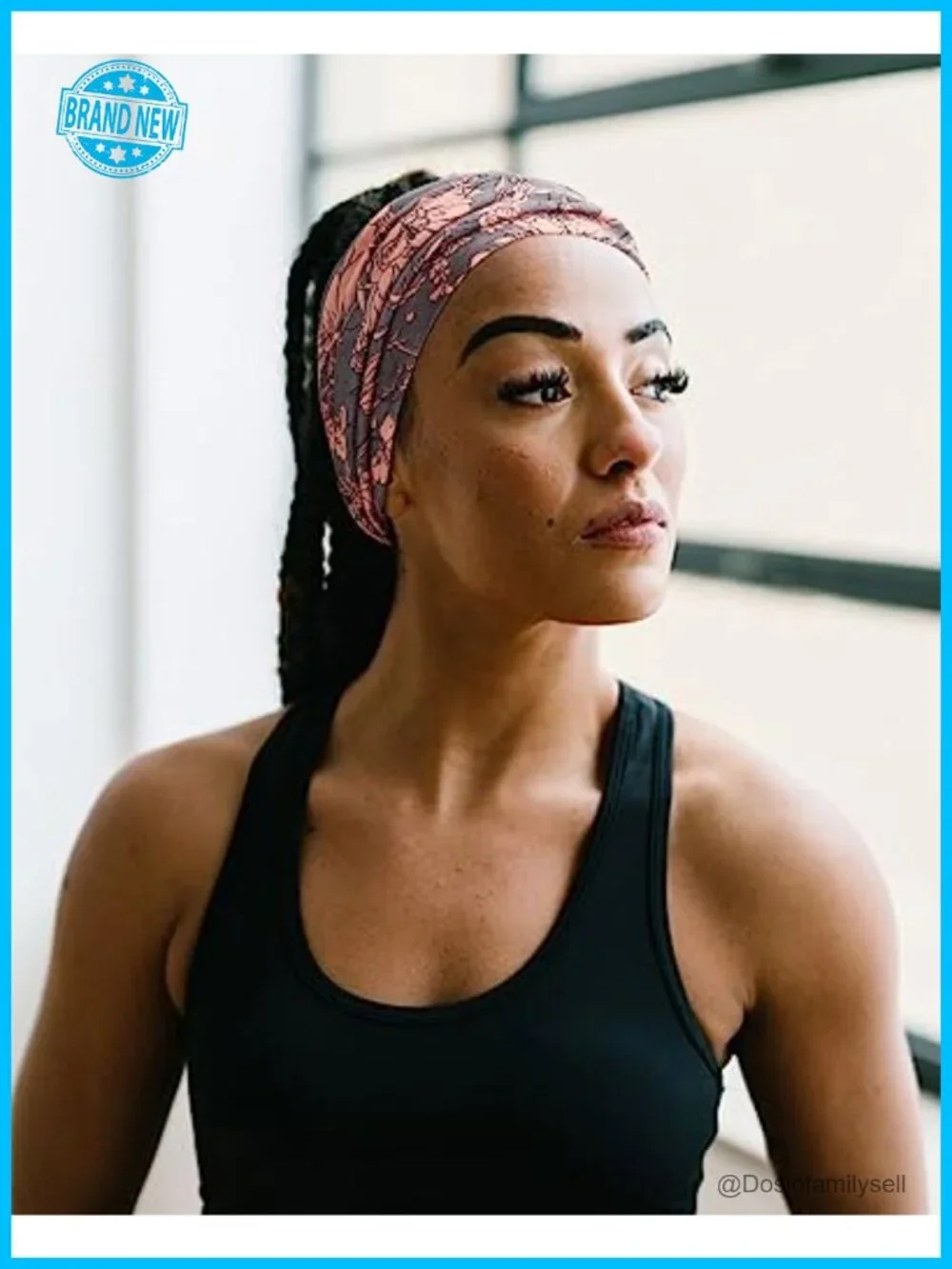 6 Pack Extra Wide Turban Headbands for Women - Soft Elastic Hair Wraps, Boho